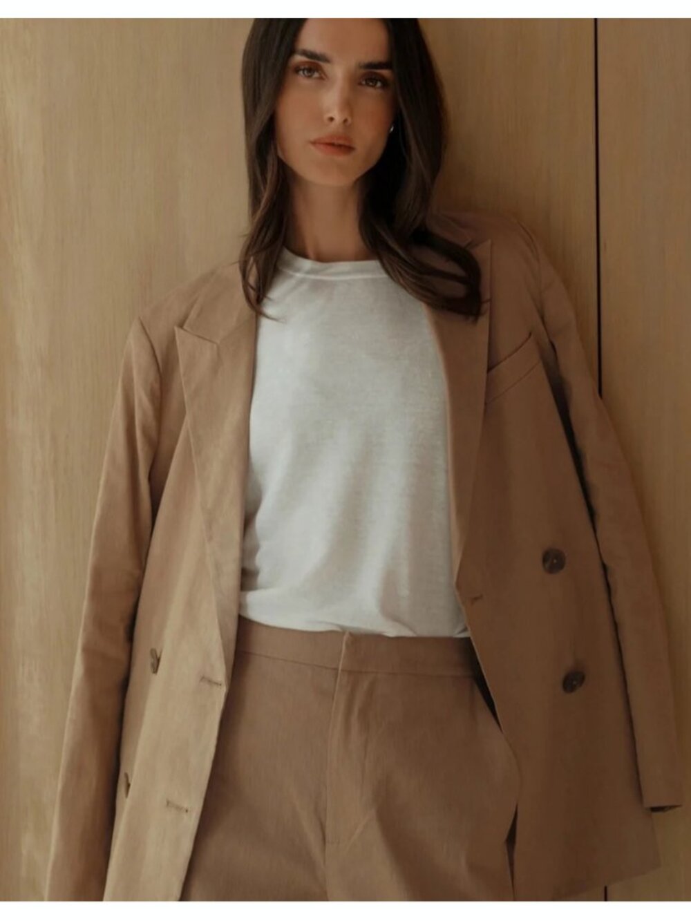 NWT 🌟 JENNI KAYNE 🌟 LINEN KEATON BLAZER KHAKI SZ 2